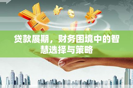德宏贷款展期，财务困境中的智慧选择与策略