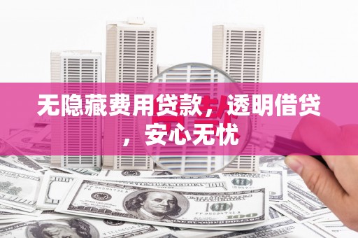 德宏无隐藏费用贷款，透明借贷，安心无忧
