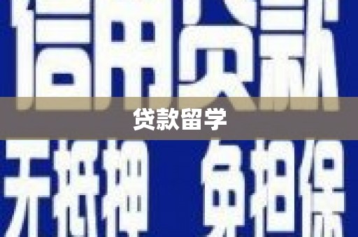 德宏贷款留学