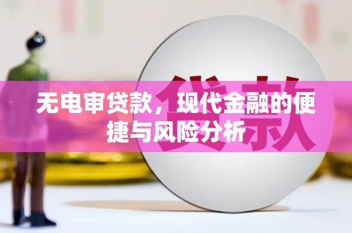 德宏无电审贷款，现代金融的便捷与风险分析