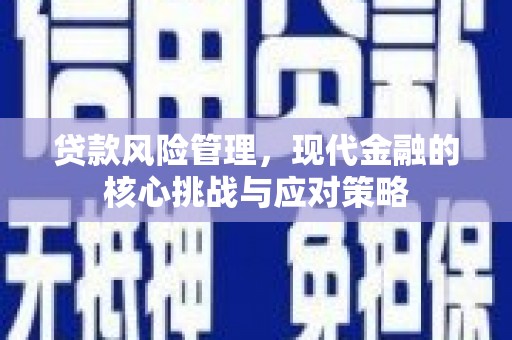 德宏贷款风险管理，现代金融的核心挑战与应对策略