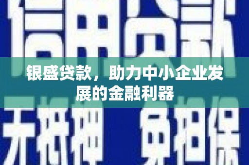 德宏银盛贷款，助力中小企业发展的金融利器