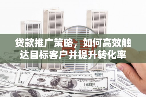 德宏贷款推广策略，如何高效触达目标客户并提升转化率