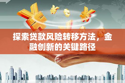 德宏探索贷款风险转移方法，金融创新的关键路径