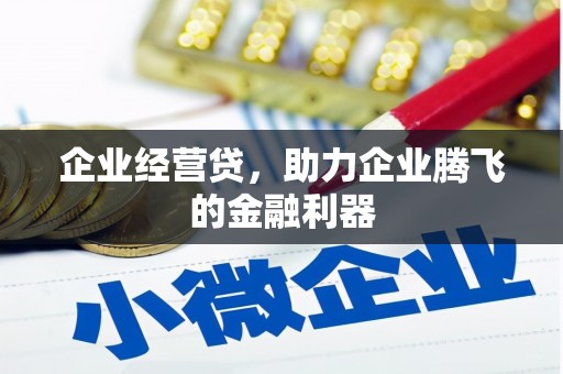 德宏企业经营贷，助力企业腾飞的金融利器