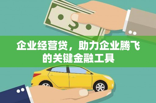 德宏企业经营贷，助力企业腾飞的关键金融工具