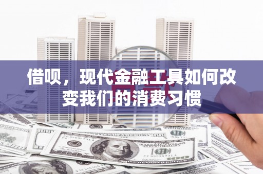 德宏借呗，现代金融工具如何改变我们的消费习惯