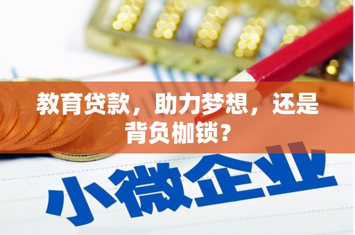 德宏教育贷款，助力梦想，还是背负枷锁？