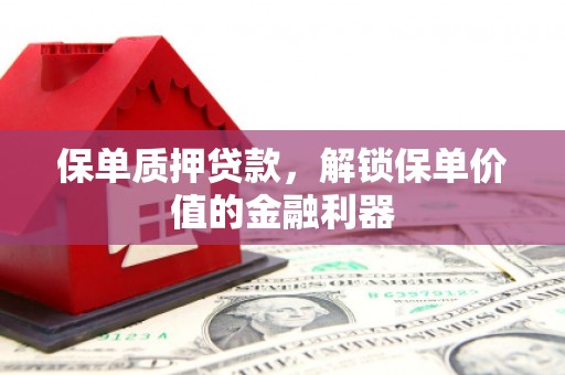 德宏保单质押贷款，解锁保单价值的金融利器