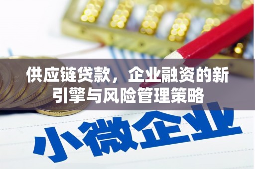 德宏供应链贷款，企业融资的新引擎与风险管理策略