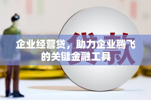 德宏企业经营贷，助力企业腾飞的关键金融工具