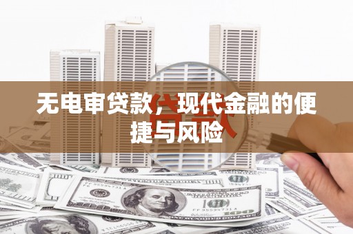 德宏无电审贷款，现代金融的便捷与风险