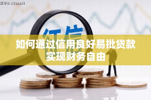 德宏如何通过信用良好易批贷款实现财务自由