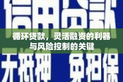 德宏循环贷款，灵活融资的利器与风险控制的关键
