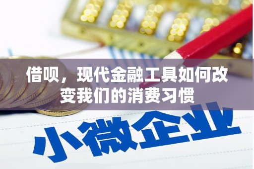德宏借呗，现代金融工具如何改变我们的消费习惯