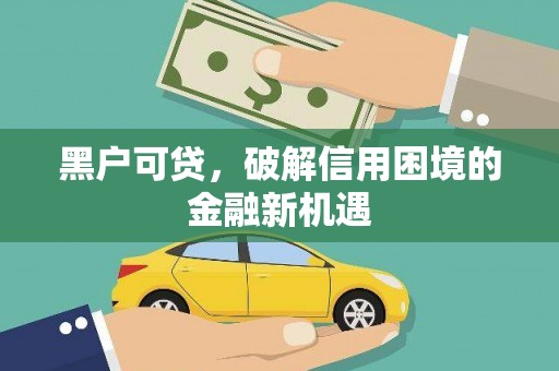 德宏黑户可贷，破解信用困境的金融新机遇