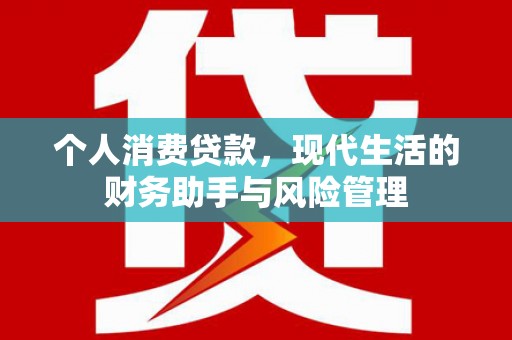 德宏个人消费贷款，现代生活的财务助手与风险管理
