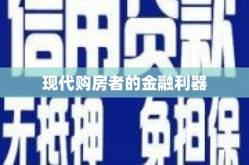 德宏现代购房者的金融利器