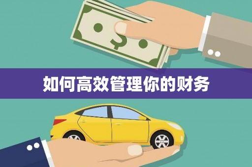德宏如何高效管理你的财务