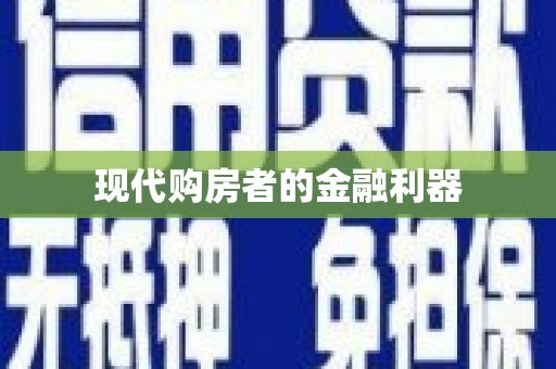 德宏现代购房者的金融利器