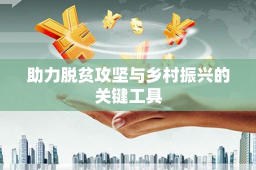 德宏助力脱贫攻坚与乡村振兴的关键工具