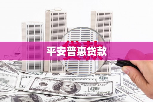 德宏平安普惠贷款