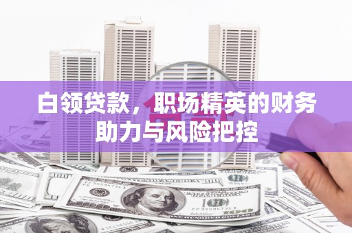 德宏白领贷款，职场精英的财务助力与风险把控